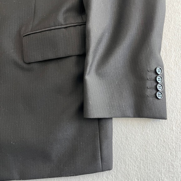 Canali‎ Bloomingdales Black Blazer Super 120s Made In Italy Men's 52C 100% Wool - Picture 3 of 10